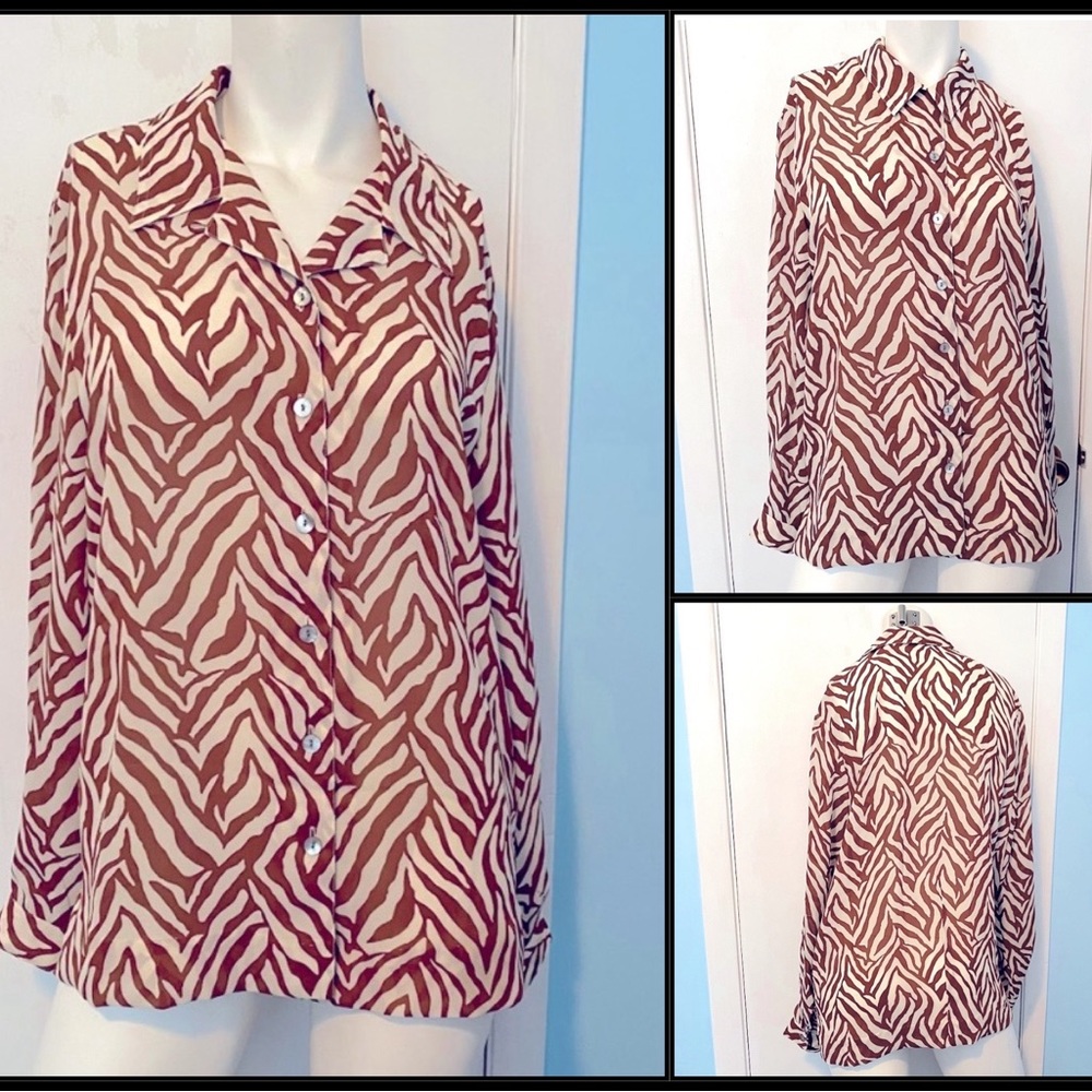 Emma James Leopard Print Blouse